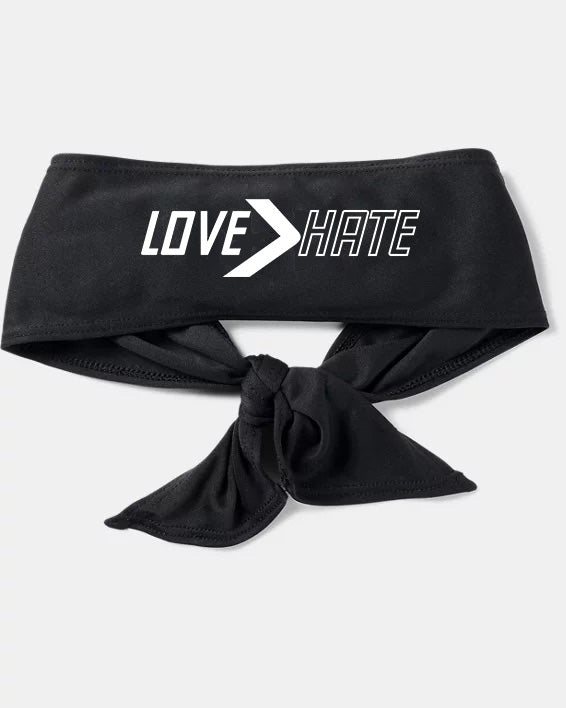 LOVE>hate Head Tie