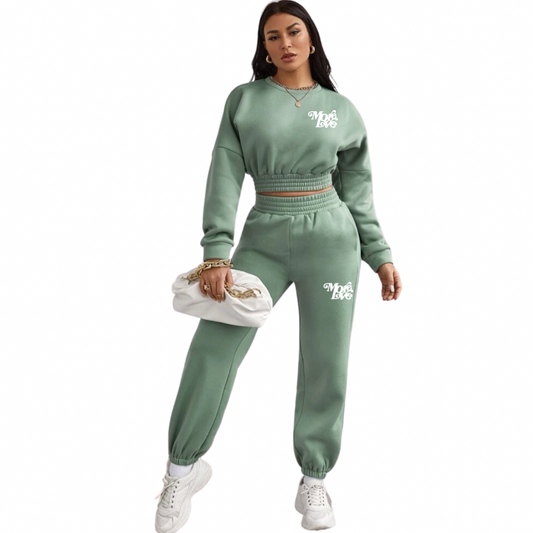 MoreLove Candy Apple Sweat suit